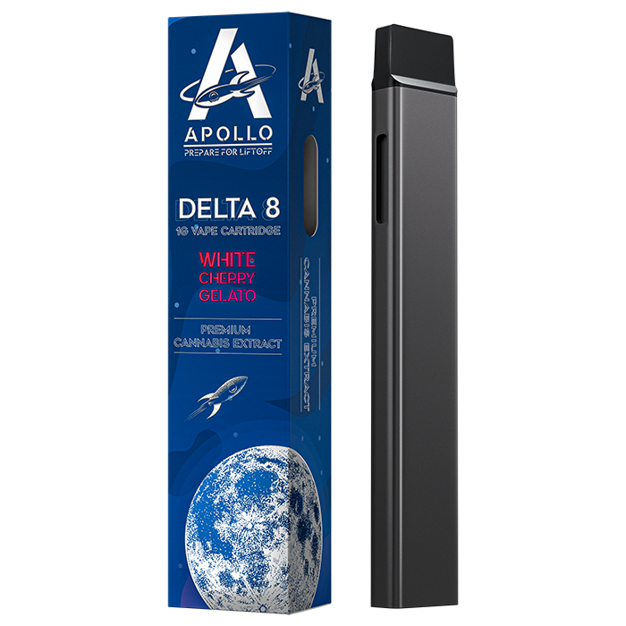 White cherry gelato Delta 8 Disposable Vape